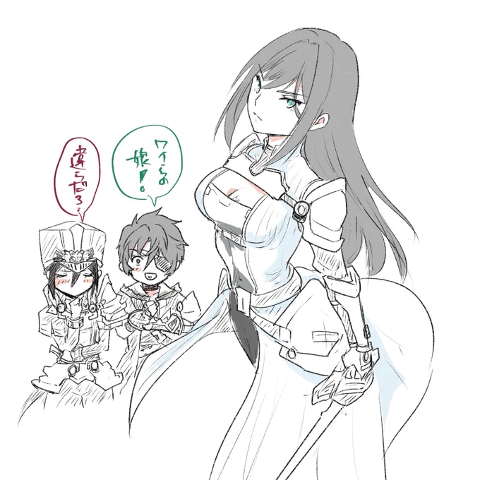 ありえないことだとわかっていても描きたくなる時がひとにはあるのさ!!! 