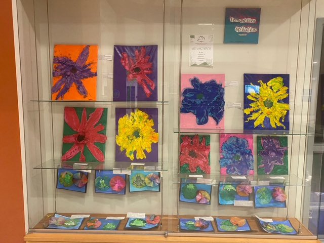 vmleibel's tweet photo. My student art displayed at the Mission Leisure Centre https://t.co/uJdIyVlq13