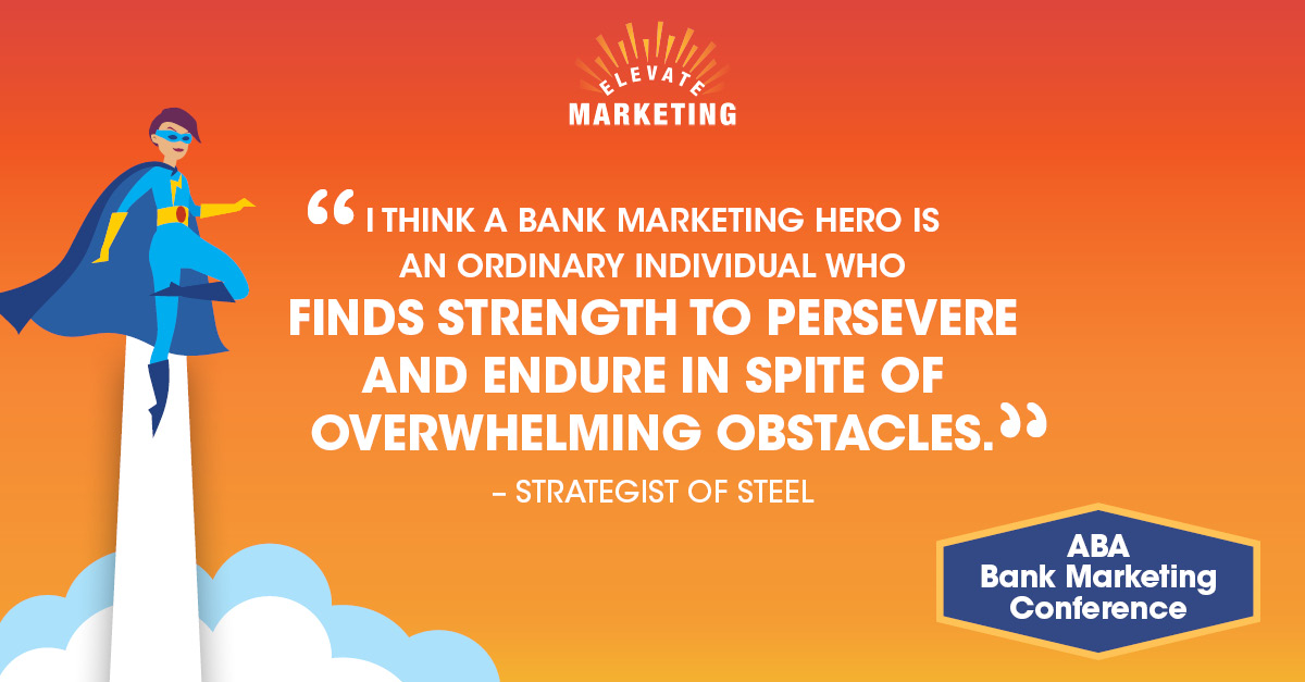 ABABankMktg's tweet photo. Happy #NationalSuperheroDay! Which marketing superhero do you relate to the most?
Elevate your expertise and find your bank marketing superpower at #ABABMC this September 11-13 in Denver! Find out more and register: https://t.co/kn1PZk8GZF https://t.co/7b7XZN6NQS