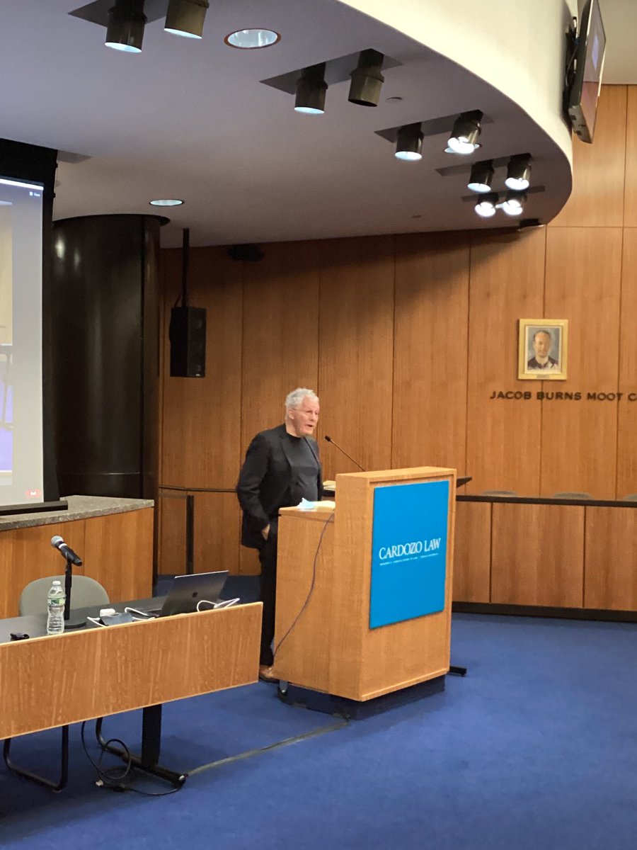 The Parthenon Marbles Case and the Universal Museum Myth” <a href="/CardozoLaw/">Cardozo School of Law</a> begins, with Prof. Rudenstine welcoming panel one! Thanks to <a href="/CardozoAELJ/">Cardozo AELJ</a>, the FAME Center and Benjamin B. Ferencz Atrocity Prevention Clinic for cohosting.