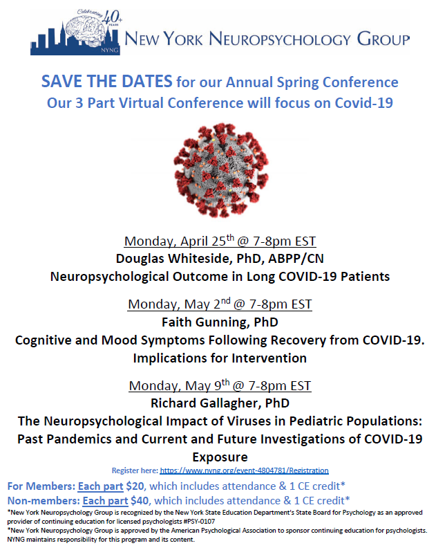 See below for the full line-up of our 2022 Spring Conference!
Register here:nyng.org/event-4804781/…
#COVID #PASC #neuropsychology