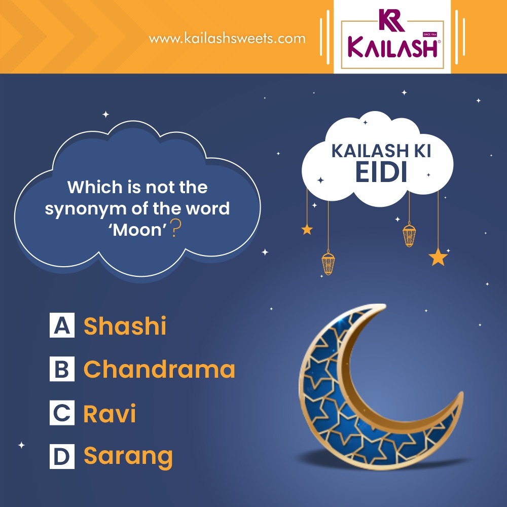 kailashsweets's tweet photo. Comment the answer and get a chance to win exciting gift hamper! 😍😄

#KailashSweets #sweetsofIndia #SnacksofSurat #FinestSnacks #contestalert #quiz #eid #eidi #giveaway #giveawayalert #quiztime #Surat https://t.co/ptzX2tpLkM