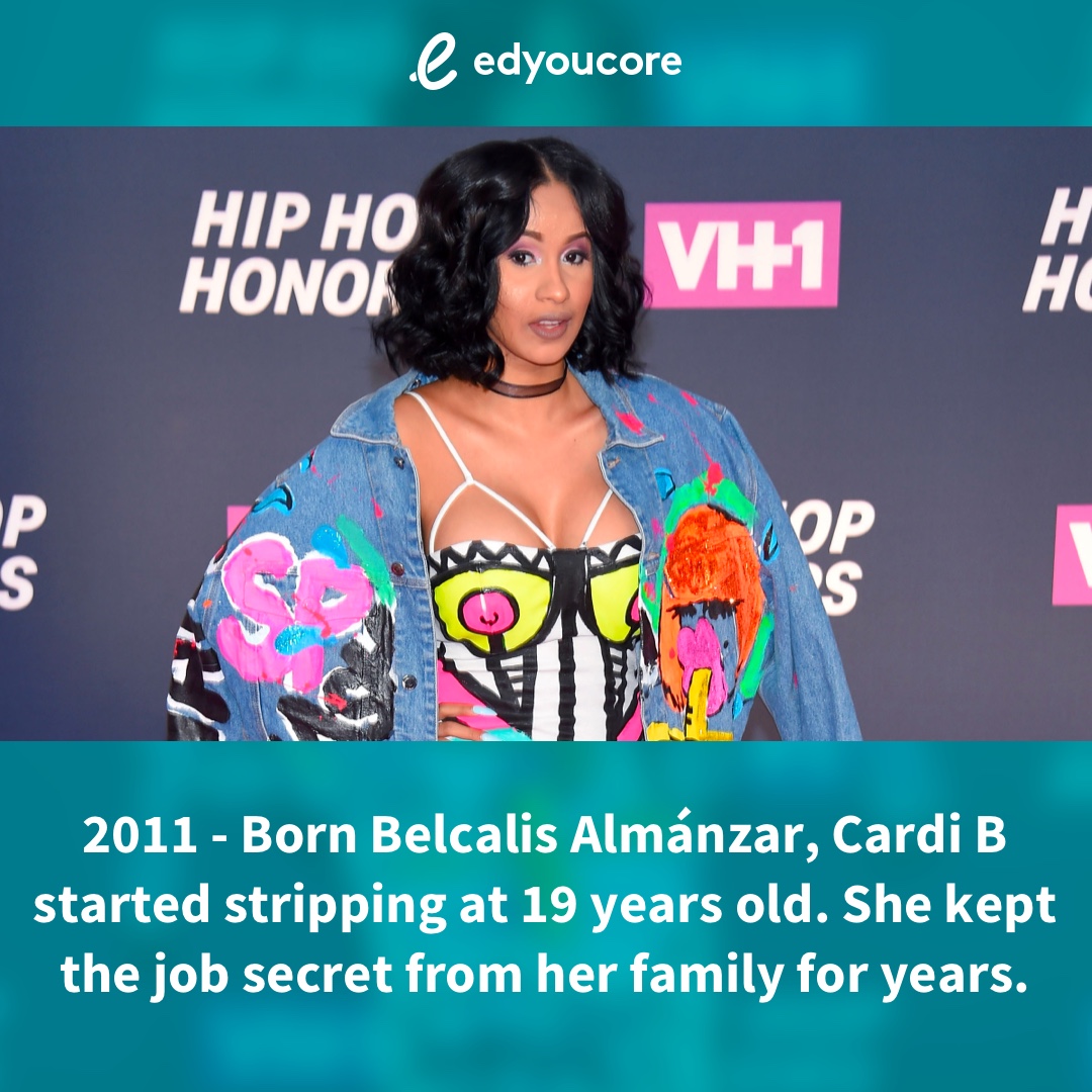 edyoucore's tweet photo. From the bottom to the top! Cardi B is a success story that’s just got to be told. 

@iamcardib is April’s Edyoucore Success Story of the Month.

#CardiTries #ReebokxCardiB #Quavo #Offset https://t.co/XFVZ7s28jY