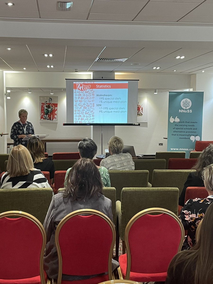 NNoSS_SBP's tweet photo. Clare Lovett from session room sponsor Relish School Food speaks to our delegates about the best food offer for their young people. #NNoSS22
@VisionForEd https://t.co/zEJOrQMn4f
