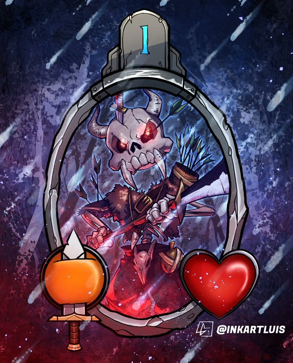 Announcing the winner of the game art competition!
Congrats to <a href="/inkartluis/">Luis Figueiredo Art</a> for his sick hunter Ghoulie design. What a great piece of art to add to Battle for the Underverse. Stay tuned for more sneak peeks and Underverse events 🤩

#nftart
#NFTGame