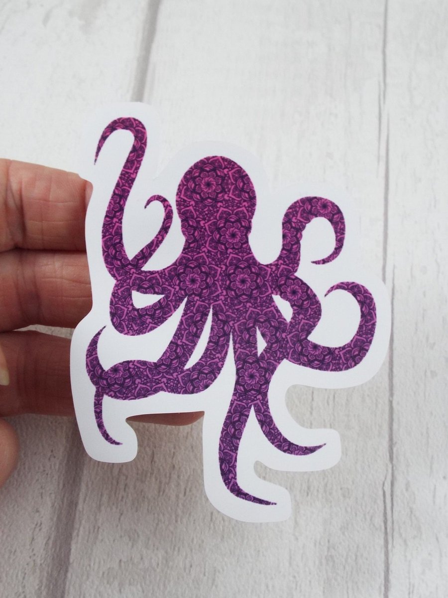 ByVhari's tweet photo. octopus or one of my other durable, water resistant vinyl stickers? https://t.co/9eFu97YsHf #Stickers #VinylStickers #Animals #Etsy #ScottishCraftHour #UKMakersHour https://t.co/vkwX6pEHE8