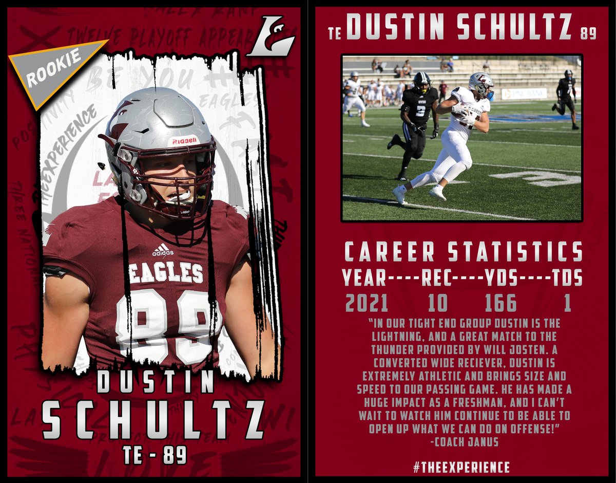 UWLEagleFB's tweet photo. Lightning 👀⚡️🦅

#TheExperience #TradingCardThursday #d3fb @DustinSchultz17 https://t.co/Mokrxm8Xpm