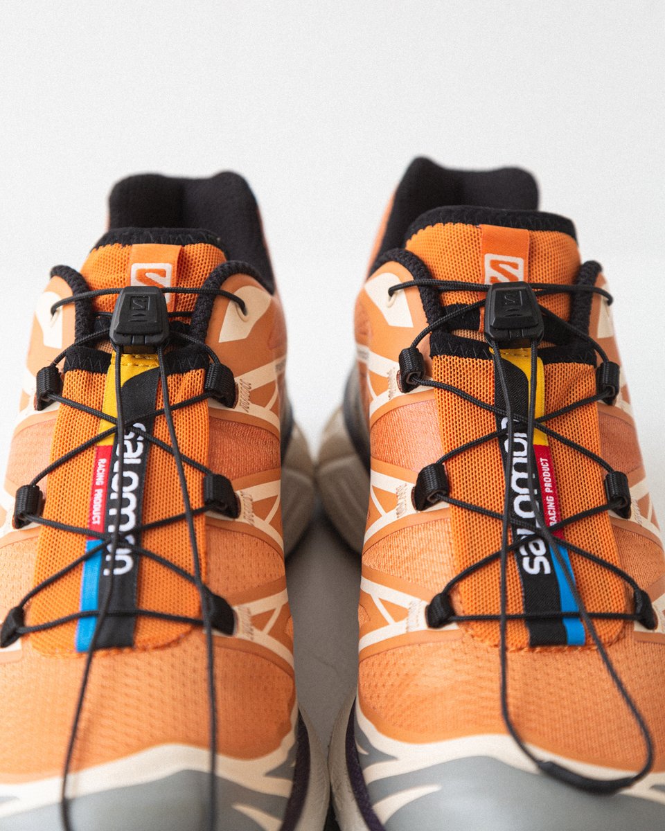 Salomon has mastered the art of melding colours in an unprecedented way. The XT-6 is no exception, with apricot and velvet tones visible on the latest colour.

#Salomon #norsestore