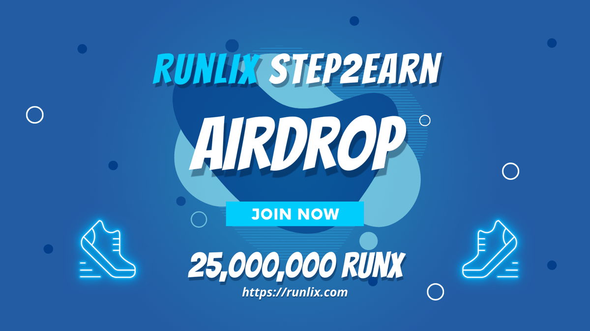 AirdropsGun's tweet photo. π Airdrop: Runlix
π° Value: 25,000,000 $RUNX
π₯ Referral: 1,500 $RUNX
π
End Date: 30th April, 2022
π¦ Distribution Date: 30 days after listing
π Airdrop Link: https://t.co/S3NwvTcinD
@Runlixclub #AirdropsGun #Runlix #Move2Earn #RUNX #Airdrop #DYOR #NFA #cryptocurrency #BSC https://t.co/SPdujHXBco
