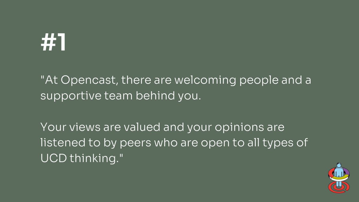 TeamOpencast's tweet image. Interaction designer Lydia Valtind has provided three (out of many) reasons why she loves being part of Opencast&apos;s user-centred design team.

Swipe to check them out 👉

What to join the team? Browse our UCD vacancies at opencastsoftware.com/careers/

#PotentialMadePowerful #IxD