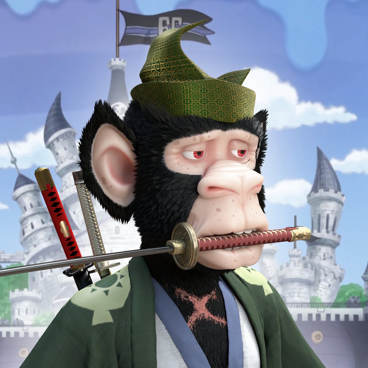SeniorApeGC's tweet photo. Loyalty Ape #009 ⚔️

MAX TIER - FULLY CUSTOM BY 
@ax6623_nft 
 
Join us! ➡️ https://t.co/uDSHUx9Eq8

#SAGC #LoyaltyApes #NFT #NFTs #NFTCommunity #NFTartist #NFTdrop #Metaverse #3D #3dart https://t.co/rMH6seDjz1