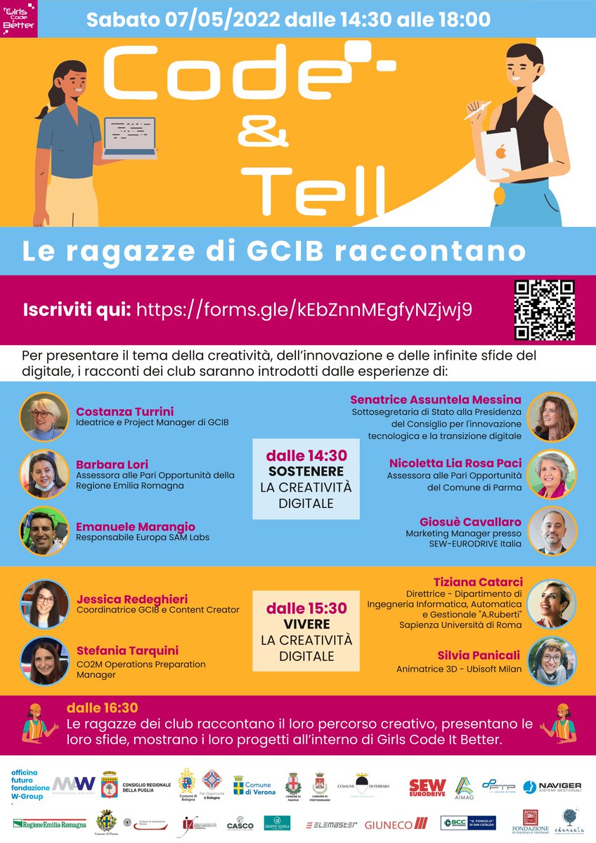 Our 3D Animator Silvia will join an event of <a href="/Girlscodeclub/">Girls code it better</a>, meeting girls of the secondary school and telling them about her studies and work experiences, that led her to join our team.