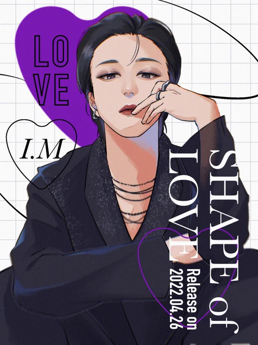 #SHAPE_of_LOVE #monstaxfanart 