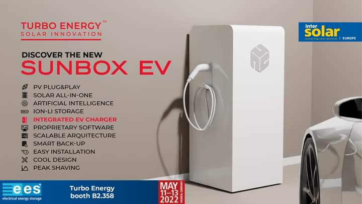 turbo_energy's tweet photo. La revista @energetica_xxi también se hace eco de nuestra participación en #Intersolar2022 donde presentaremos #SunBoxEV
🖲Stand B2.358
Si aún no tienes tu entrada escríbenos marketing@turbo-e.com
📰https://t.co/yPrjwpotr2
#TurboEnergy #SolarInnovation #InteligenciaArtificial https://t.co/5fk2BewLIQ