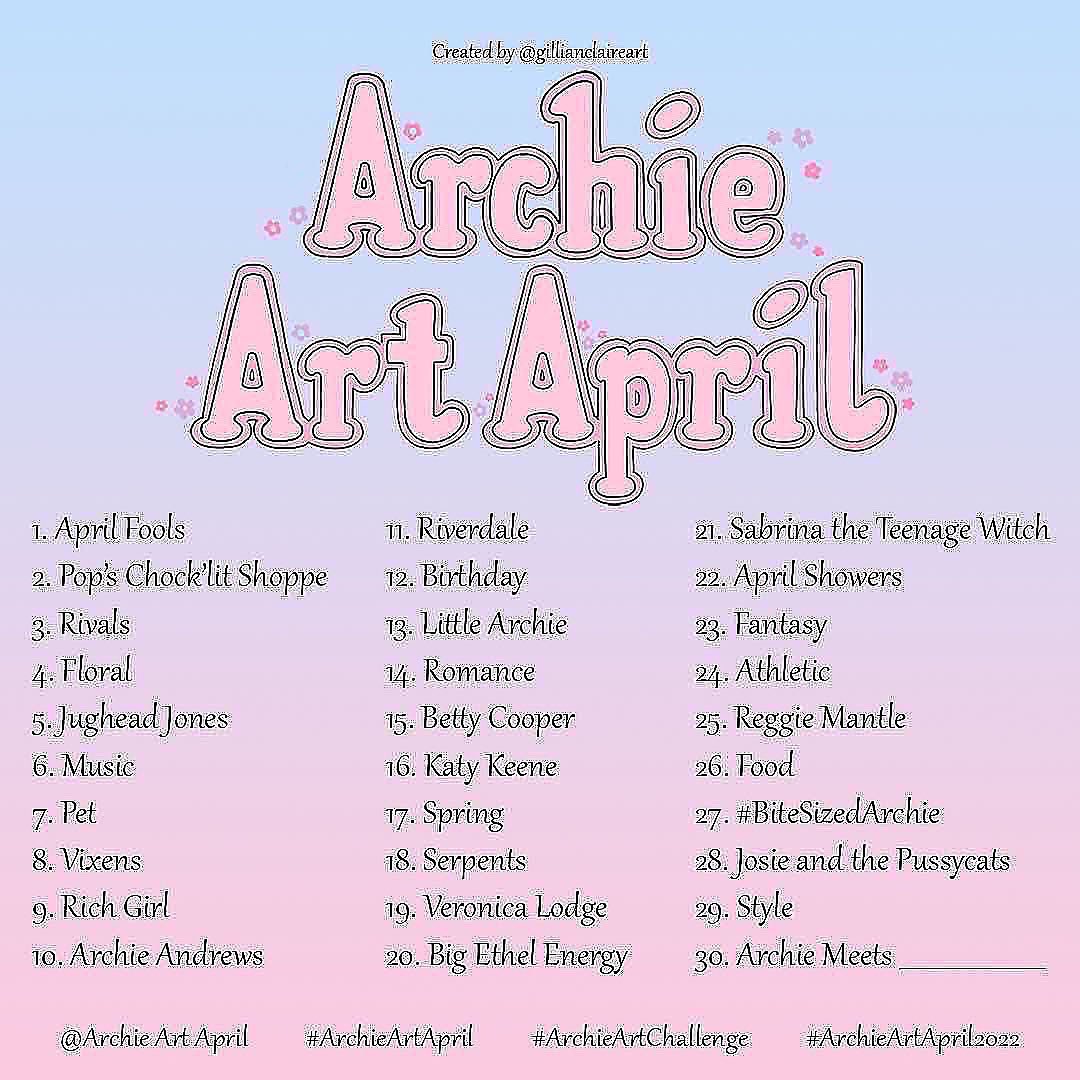 Only 3 more days of Archie Art April, and today we’re celebrating “Josie and the Pussycats!” We can’t wait to see your artwork!