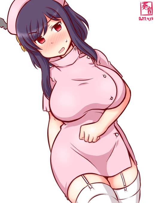 「なんで私がこんなこと…不幸だわ
 はいはい、わかりました。仕方がないですね」

#艦これ版深夜の真剣お絵描き60分一本勝負
#艦これ版真剣お絵描き60分一本勝負_20220428
#山城 