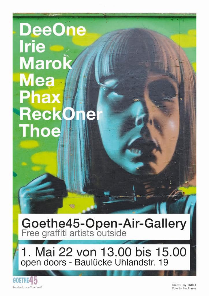 bremerhaven_de's tweet photo. Die Goethe45 zeigt Ausstellungen Fragmente - Urbane und zeitgenössische Kunst von Dirk Mertin und Wandmalerei FREE GRAFFITI ARTISTS OUTSIDE vom 1. bis 28.5. 🥰
📍 Eröffnung am 1.5., von 15 bis 17 Uhr in der Galerie der #Goethe45.
#BHVInfo #Bremerhaven #StadtBremerhaven https://t.co/ydnGNyZg29