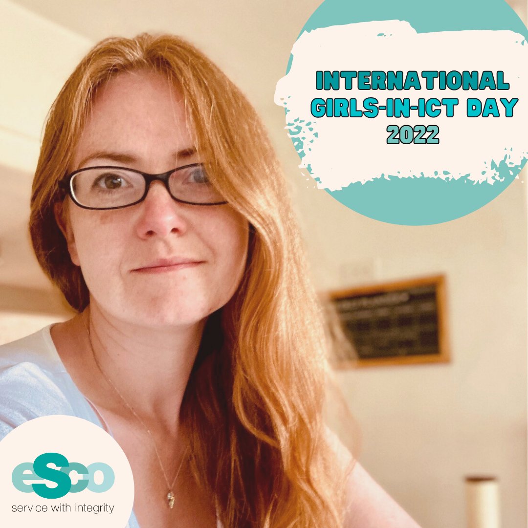 Happy "International Girls-In-ICT" Day to our lovely Website Coordinator, Emma (who has worked at ESco for over ten years!) and moved into our IT team after scoring 100% on our IT aptitude test 🌟⁠ #InternationalGirlsInICTDay #ServiceWithIntegrity #WhoWeAre #PublishingServices
