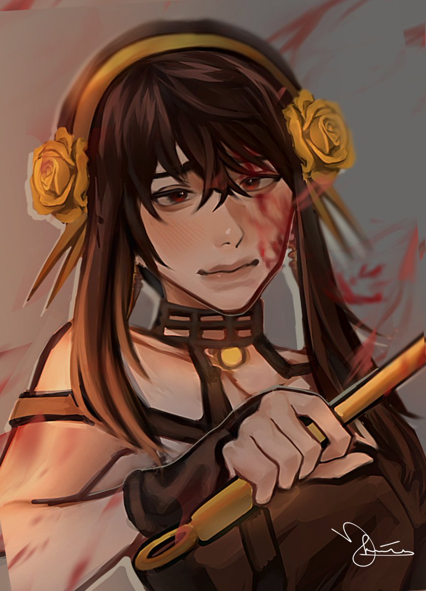 Reideinne's tweet photo. Been obsessed with Spy x family so here's Yor in her element 

#YorForger #SPYxFamily #SPY_FAMILY #floid #ArtistOnTwitter https://t.co/Uqc9hcMnEk