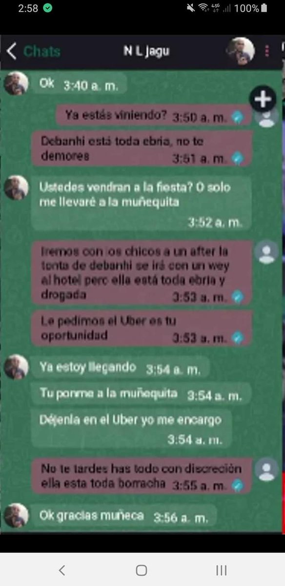 pekasmolina's tweet photo. Ahora sabemos porque las irregularidades del caso @samuel_garcias RENUNCIA!!!
Toda una red de narcotráfico y trata de blancas, desde "amigas" q conoció por Facebook, "Uber conocido de amigas" "amigas del Jaguar, junior del cartel del norte". #JusticiaParaDebanhi #Debanhi 💜 https://t.co/MzQrAtV8B0