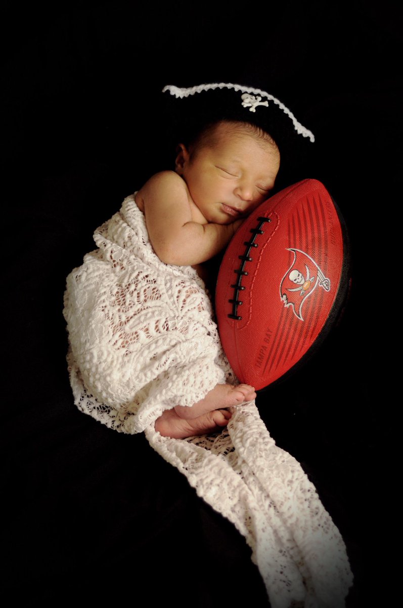 JennaLaineESPN's tweet photo. All @AdventHealthWFL babies born the week of the 2022 NFL draft have been designated “Bucs Babies.” 

The content you didn’t know you needed today, including a baby goat... https://t.co/AURAfvpCXm
