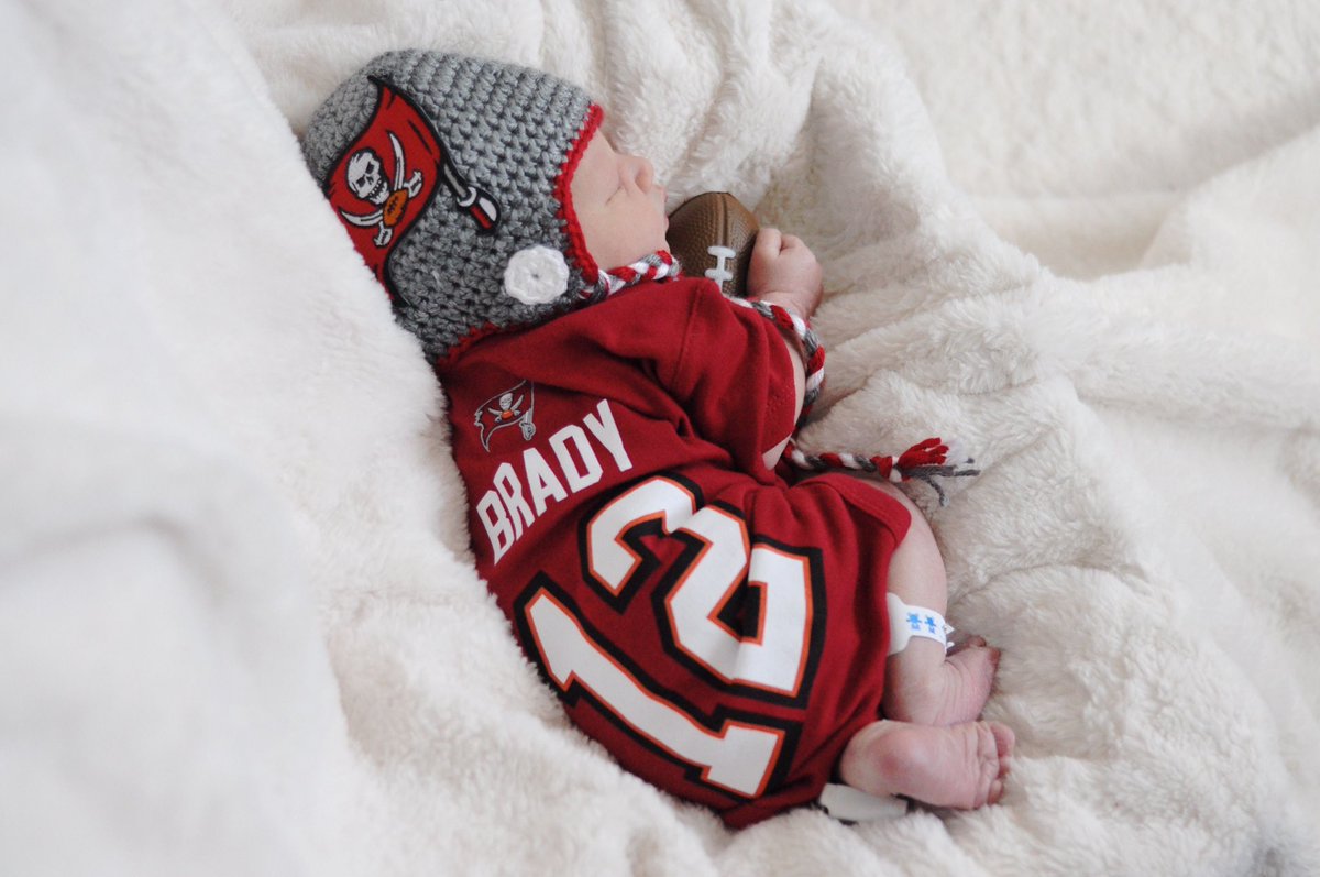 JennaLaineESPN's tweet photo. All @AdventHealthWFL babies born the week of the 2022 NFL draft have been designated “Bucs Babies.” 

The content you didn’t know you needed today, including a baby goat... https://t.co/AURAfvpCXm