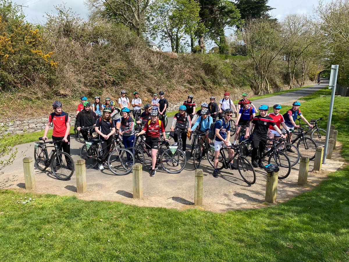 CFionnchua's tweet photo. Our TY students headed out on their bikes today as they tackled the Waterford Greenway, cycling from Kilmacthomas to Dungarvan.  #TYactivities #Greenway https://t.co/KqWktD2ZCD