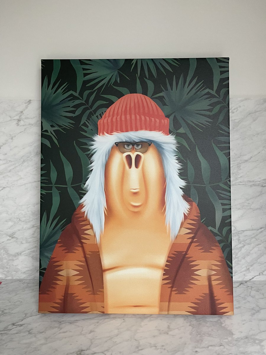 Got my <a href="/nomadblvd/">nomadblvd</a> #nft print from <a href="/metarelics/">Metarelics</a> last night! My kids already stole it from me…actually. So good.