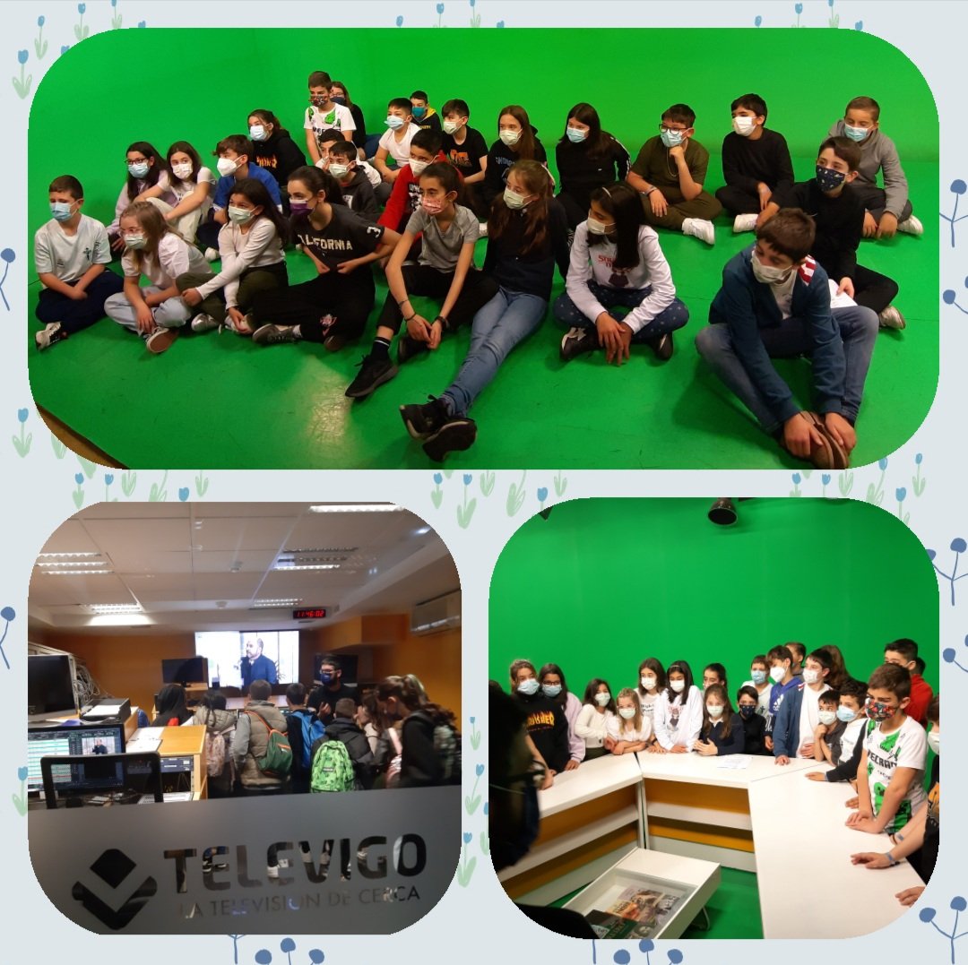AngorenCole's tweet photo. E tras a radio coñecimos os secretos da tele grazas a #Televigo... que visita tan interesante! #habelashainas5° #osfeiticeiros #bibliocaracolatola #colangoren #Radionabiblio #bescolaresgal https://t.co/kZmgAzK6ZO