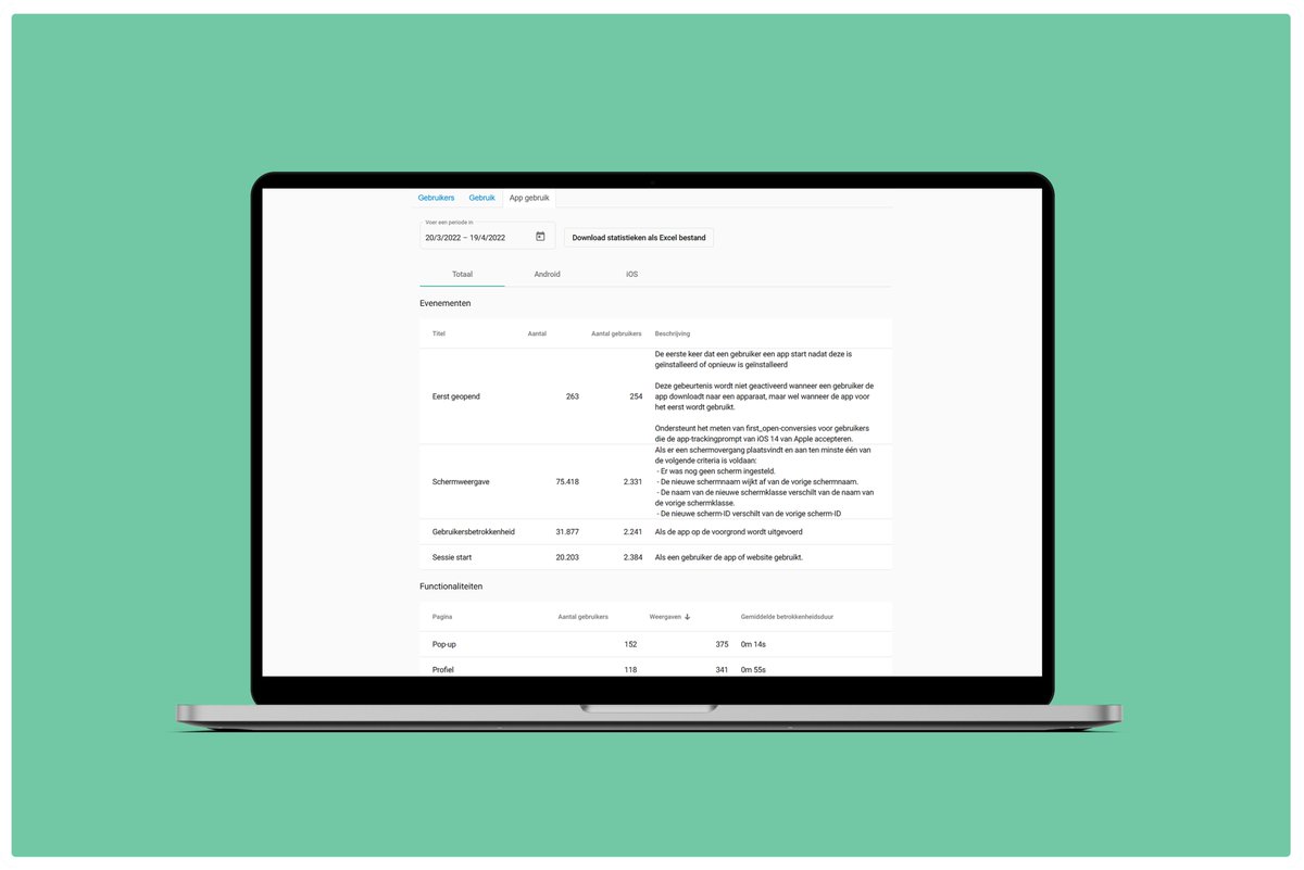 fairville_be's tweet image. @onzestadapp biedt nu een tool aan om het app-gebruik vanuit uw dashboard te monitoren en te analyseren. 🔍👀

Hiermee maken wij het gebruik inzichtelijk voor alle steden en gemeenten die klant zijn bij ons. 💪

Lees hier alle nieuwe items:✨
fairville.be/post/__rn6