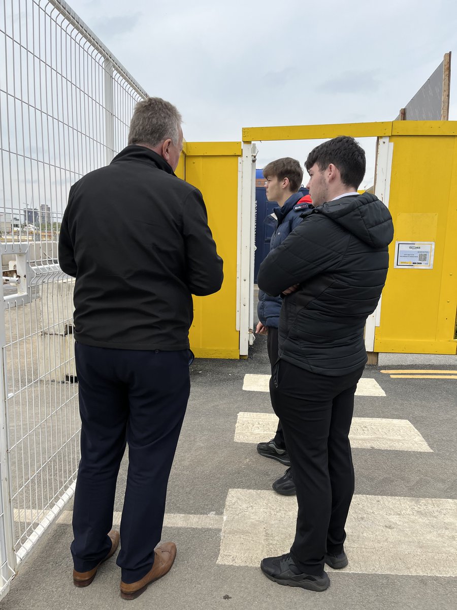 Year 11 students Aiden and Tom finding out about the exciting apprenticeship opportunities with Brent Cross Town. Thank you to <a href="/DavidWake60/">David Wake</a> from <a href="/Galldris/">Galldris</a> for the tour. Exciting times ahead! 
 <a href="/brentcrosstown/">Brent Cross Town</a> 
#apprenticeships #Future #Careers