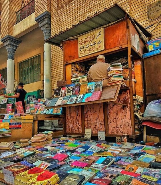 Is it still true that "Egypt writes, Beirut publishes &amp; Baghdad reads?"
📷: مكتبة أديب النموذجية, Mutanabbi Street, Baghdad
Tune in to #afikraConversations with Michel Moushabeck on YouTube