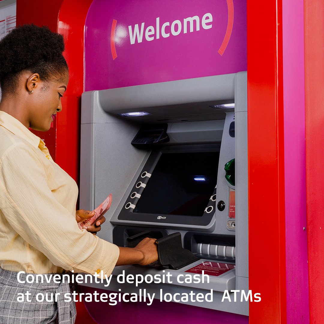 AbsaTanzania's tweet photo. No need to visit the branch to deposit cash into your account. With our Cash Depositing ATMs you can deposit cash into your account at your own convenience - even after working hours or weekends. Another digital innovation that gets things done. #ThatsAbsa #ThisIsAfricanacity https://t.co/vVQlzhw8WU
