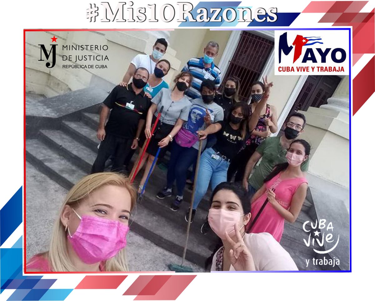 RosyCubaMINJUS's tweet photo. Los trabajadores de @CubaMinjus desfilaremos el #1deMayo2022 en apoyo a nuestra #RevolucionCubana #CubaViveYTrabaja #CubaViveyVence @OscarCubaMinjus @PieterTerry @SindicatoMinjus https://t.co/MDE8FZszQg