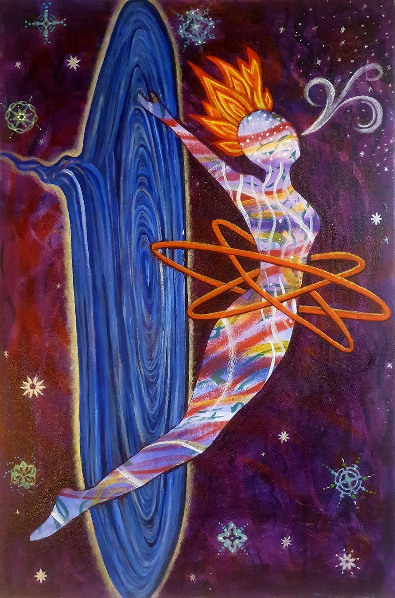RealmofBecoming's tweet photo. Leaping through a portal of possibilties she is both an expression of evolution, and a source of evolution.

Participate in an upcoming workshop to experience the phenomenon of Intentional Creativity. https://t.co/kRT8K2j7De