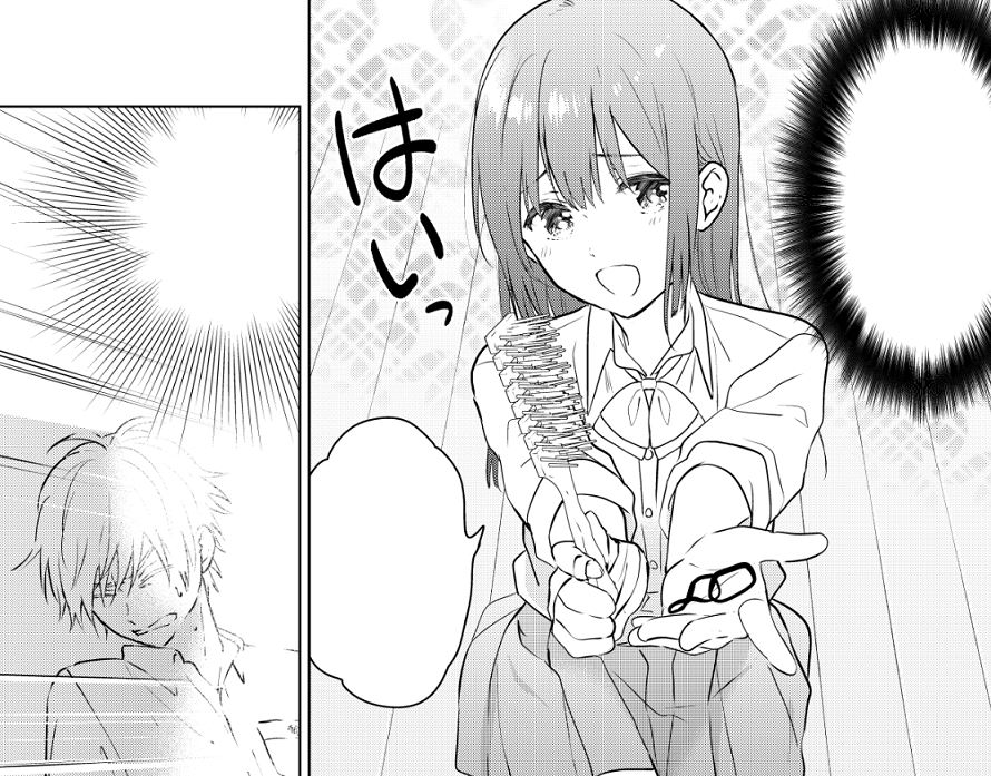 今夜0時「愛してるゲームを終わらせたい」第11話更新です!今回は、髪を結ばせたい!
先週のショート番外編はこちら(webでの公開は本日まで)→https://t.co/97tgd7nAbM
#愛してるゲームを終わらせたい #サンデーうぇぶり