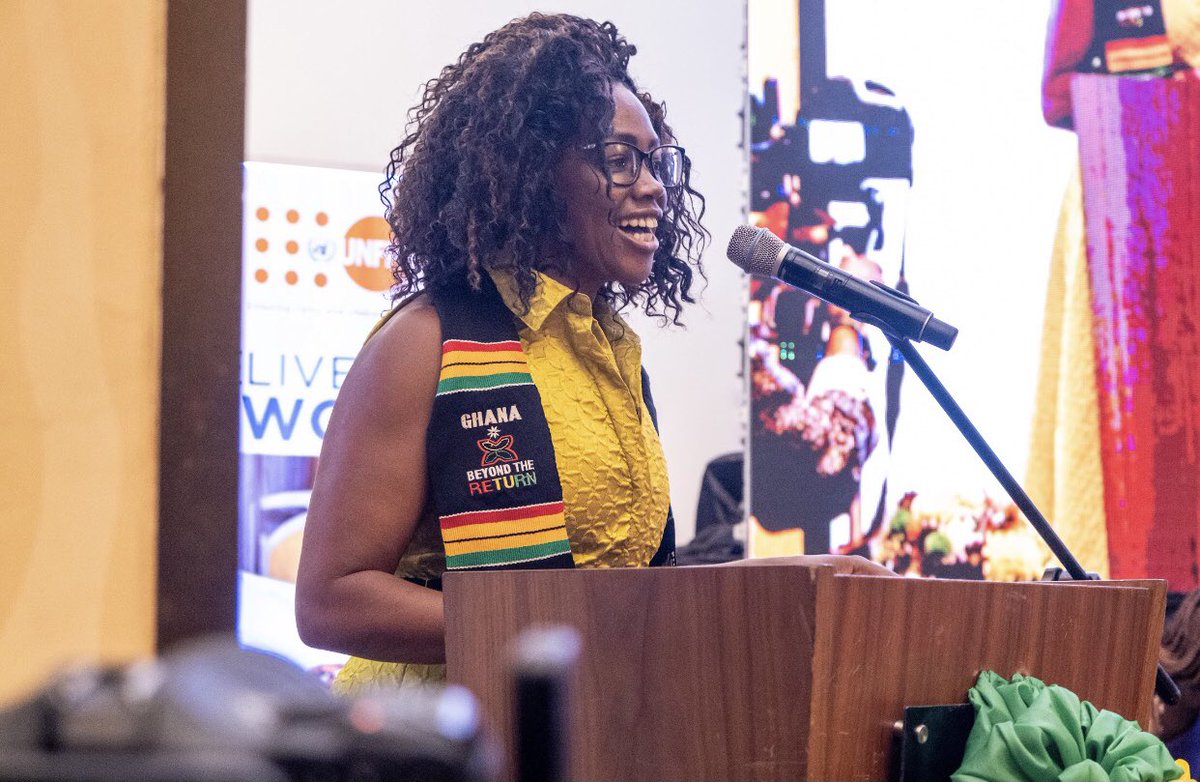 UNFPAGhana's tweet photo. We must put children at the center of our action. We must use global agendas such as the SDGs to strengthen bridges & open doors between us. We must break, once & for all,the unacceptable reality of exclusion that millions of people live in.-@epsycampbell
#ReturnMission https://t.co/hyvezo4xKS