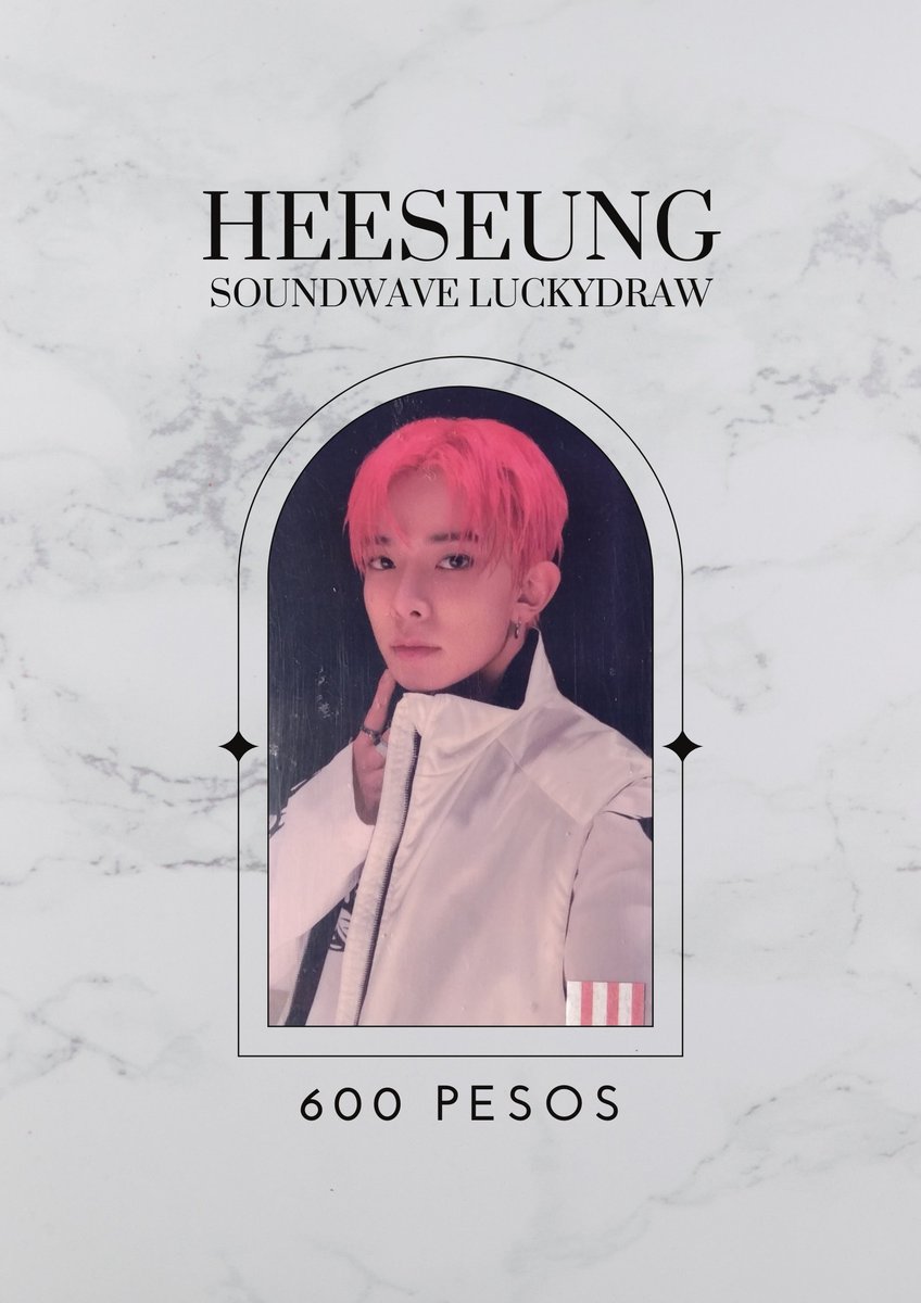 __TAEnery's tweet photo. WTS / LFB PH

- Heeseung sw ld pc
- Jake sw ld pc
- Sealed D:A (No)
- Onhand
- 600 each for pc + pf (slightly nego)

MOD: J&amp;T or Flash Express
MOP: Gcash

mine + item

🏷️ Hee Jake Enhypen soundwave photocard luckydraw en- album Dimension Answer https://t.co/E1EFxrdF9Y