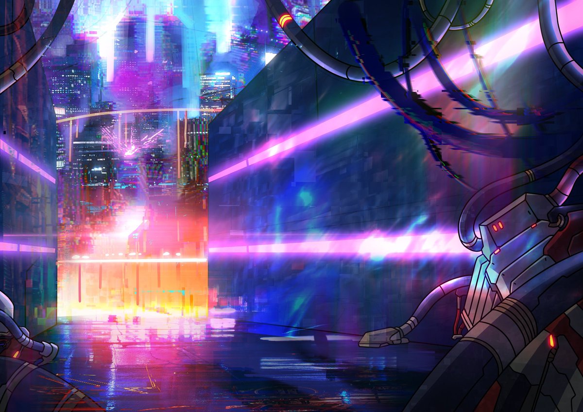 POV: You're walking through the alley of the metastreet district.