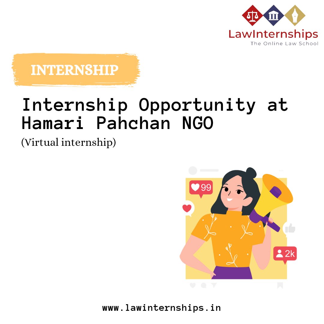 LInternships's tweet photo. We are back again with most awaited virtual NGO internship!!
To apply, please type "interested" in the comment section.
#law #virtuallearning #internsip #lawinternships https://t.co/xufA7p0zFz