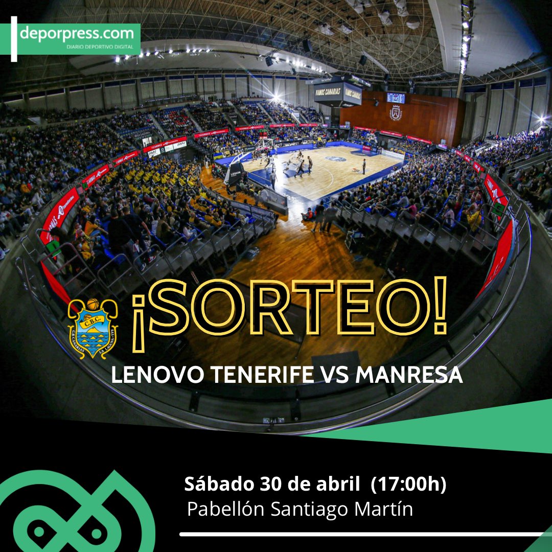 🚨 𝐒𝐎𝐑𝐓𝐄𝐎🚨 𝐷𝑂𝑆 𝐸𝑁𝑇𝑅𝐴𝐷𝐴𝑆 𝑃𝐴𝑅𝐴 𝐸𝐿 <a href="/CB1939Canarias/">La Laguna Tenerife</a> 𝐸𝑆𝑇𝐸 𝑆𝐴́𝐵𝐴𝐷𝑂 🏀🙌
➡️ 𝐌𝐆 𝐲 𝐑𝐓 𝐩𝐚𝐫𝐚 𝐩𝐚𝐫𝐭𝐢𝐜𝐢𝐩𝐚𝐫
➡️ 𝐓𝐢𝐞𝐧𝐞𝐬 𝐡𝐚𝐬𝐭𝐚 𝐦𝐚𝐧̃𝐚𝐧𝐚 𝐚 𝐥𝐚𝐬 𝟏𝟐:𝟎𝟎  👀⏰