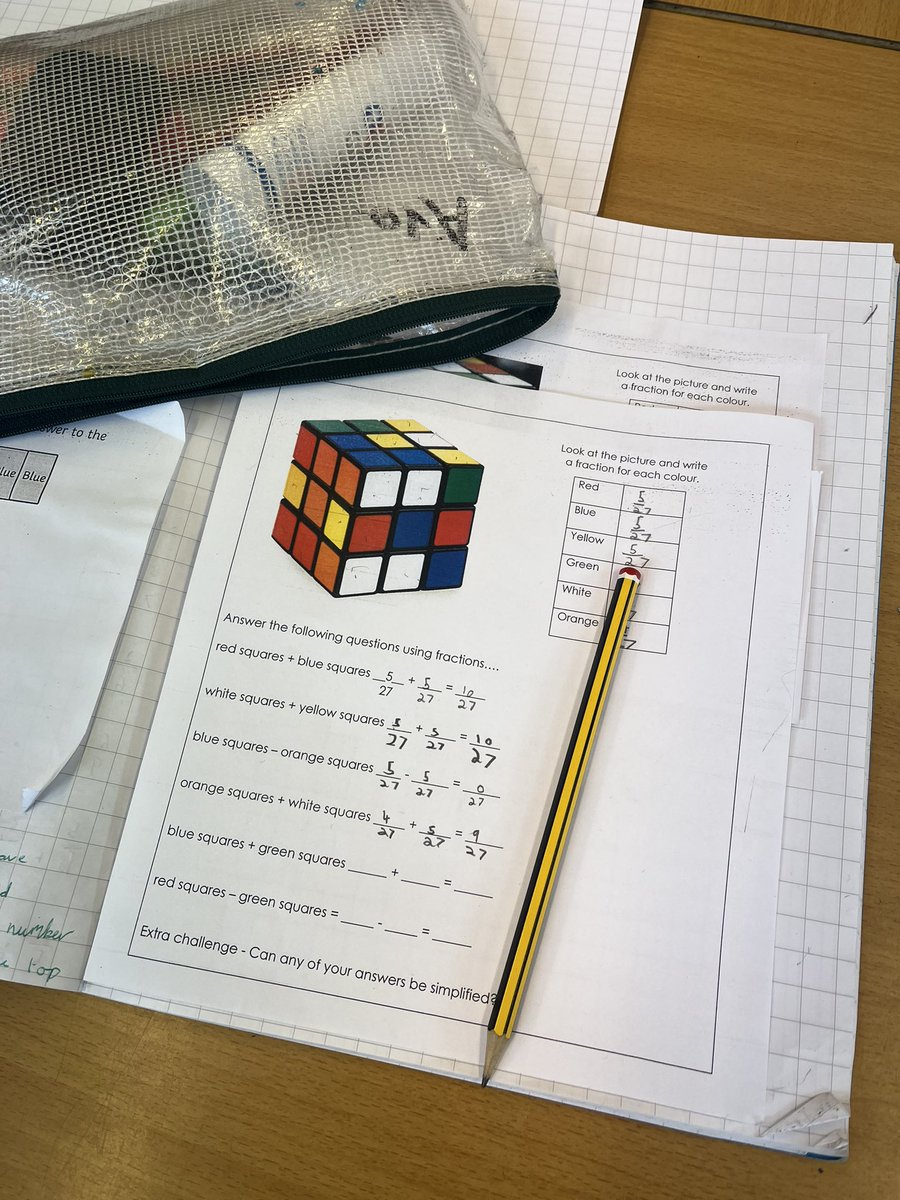 brandesburton_p's tweet photo. Class 3 have loved using a Rubik’s cube to add and subtract fractions @Rubiks_Official #makingfractionsfun https://t.co/kFhSFwKIGM