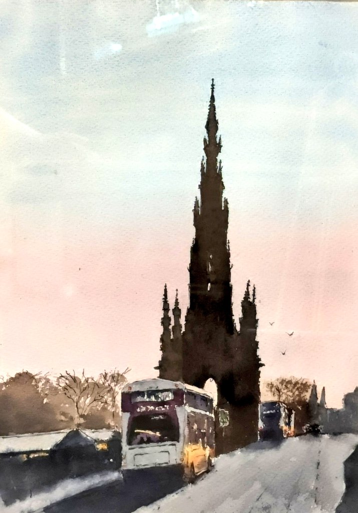 dragonfly_gifts's tweet photo. Beautiful capture in Watercolor of the Scott's Monument, by Brian Nichol #lovelocal #edinburghart #scottishartist #watercolourart #art #photooftheday #scottsmonument #princesst #edinburgh #broughtonstreet #artshop #hiddenedinburgh #artistsoninstagram #shoplocal https://t.co/9AaoxOGbSq