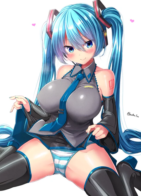 ミクぱい描いたです 