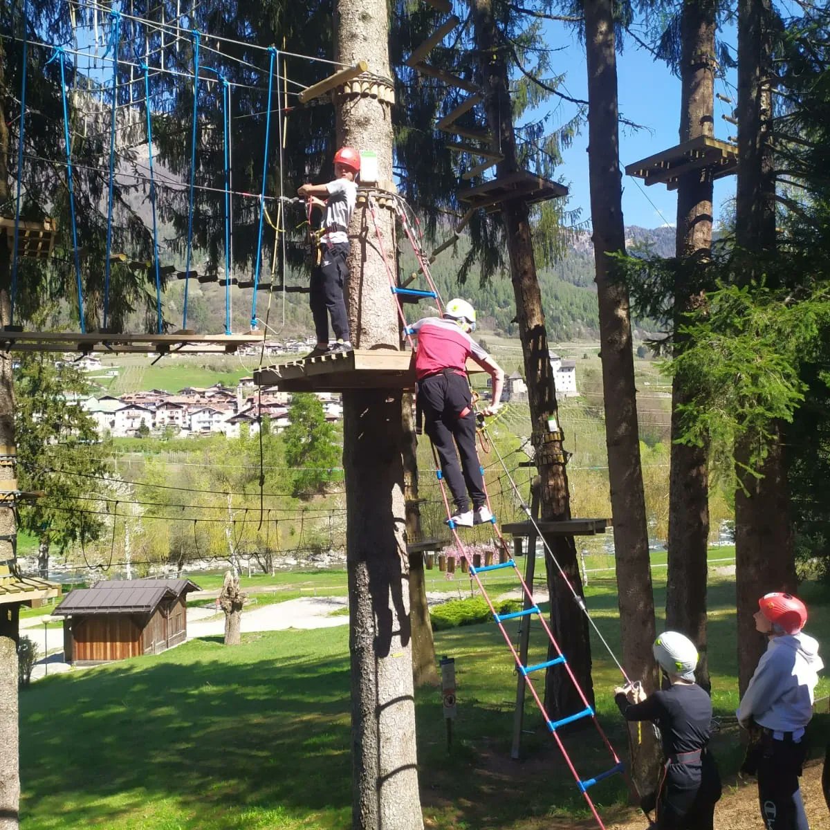 sdbpaderno's tweet photo. I ragazzi di #3secondaria questa mattina sono al Parco avventura #sempreinsieme https://t.co/BeQojziBxN