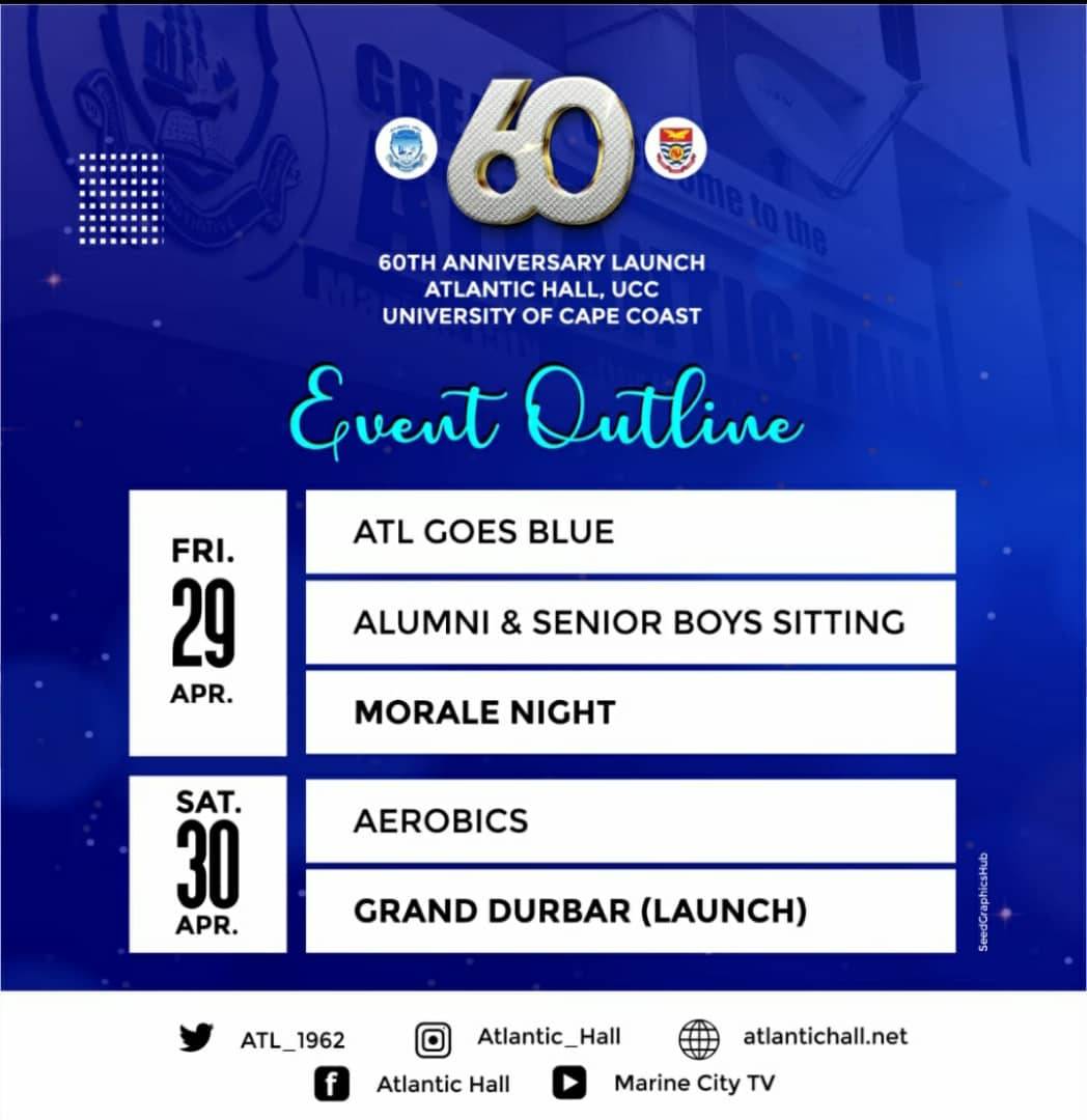 OldMariners's tweet photo. Event outline for 60th Anniversary Launch
@ATL_1962
#ATLAt60Launch
#ATLAt60
#OldMariners
#AtlanticHall https://t.co/HUJKMWvOSu