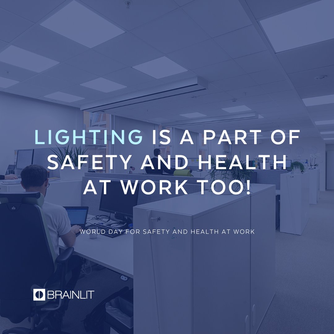 Today we commemorate the World Day for Safety and Health at Work. 

Did you know that you can help improve and maintain health and well-being at your company or organization using light?

Learn more:
https://t.co/tGCnc0ZrFW https://t.co/timPfrsgew