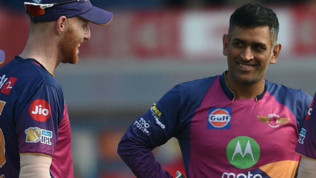 RoshanKrRaii's tweet photo. MS Dhoni in 2017 on #BenStokes : He might not seem like a great player now but within the next 10 years he will not only be a great cricketer but will also lead his country, I see a leader in him. 

Today Ben Stokes became the Test Captain of England.

MS ♥️ https://t.co/HRxCUcrmSf