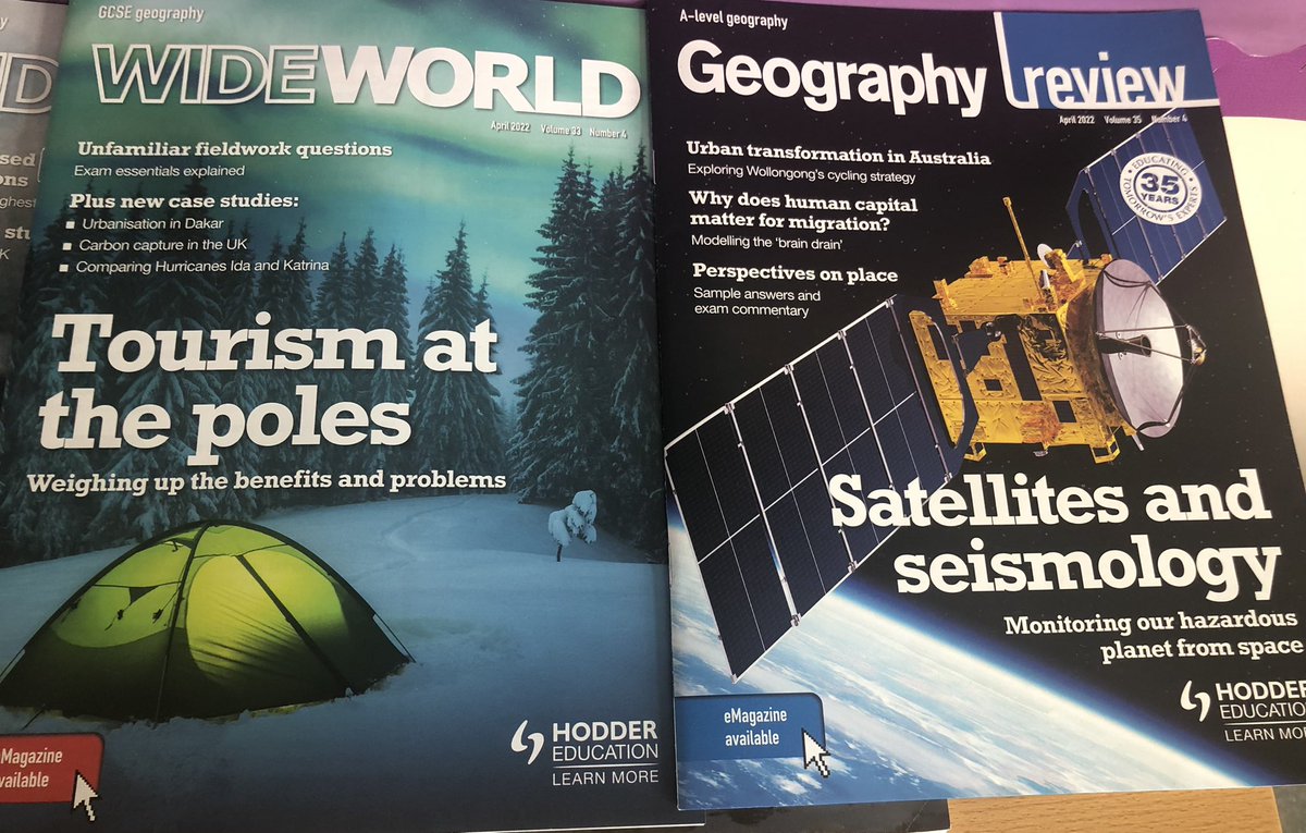 WycHighGeog's tweet photo. This months Geography magazines are out and available for you to read in C315 along with many other topical books 📚 https://t.co/etgLXEO5cK