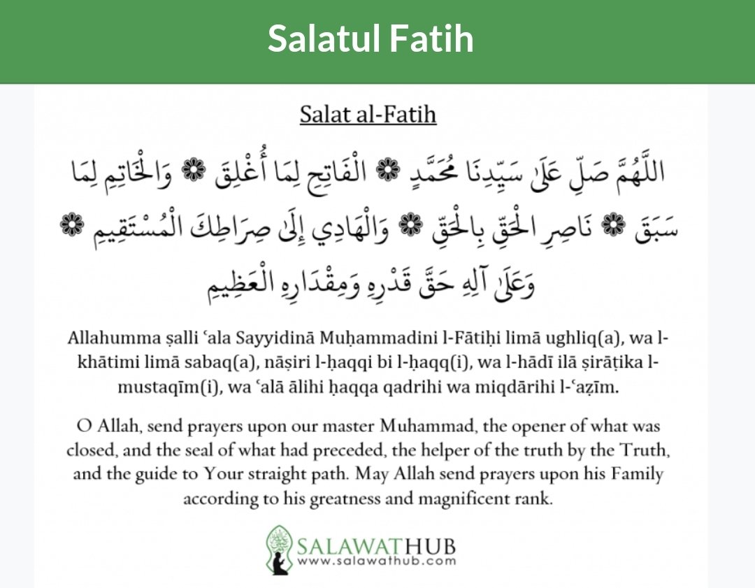 Hanbal211's tweet photo. Recite Salawat please. https://t.co/jh6TLofKxS
